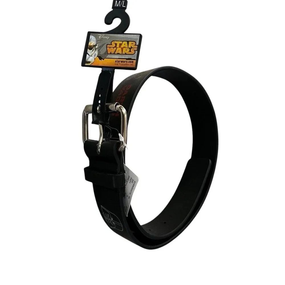 Disney Kids Star Wars Darth Vader Belt Size Medium / Large